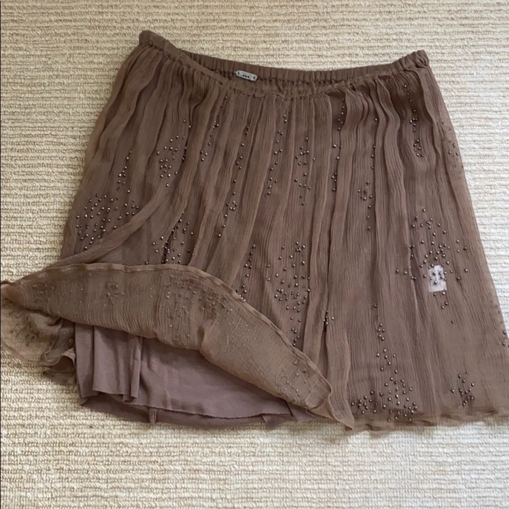 Embellished Mini Skirt